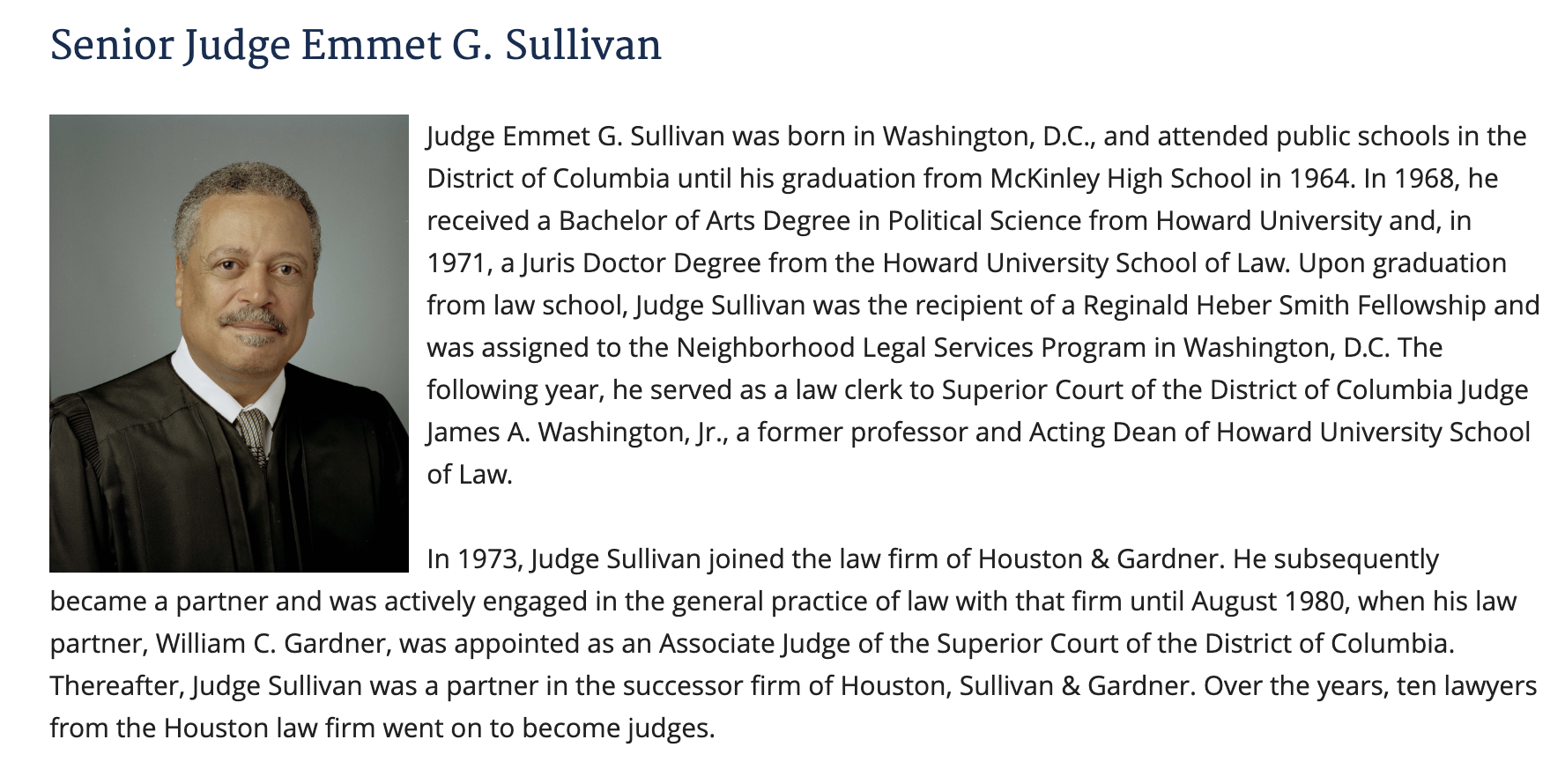 https://www.dcd.uscourts.gov/content/senior-judge-emmet-g-sullivan