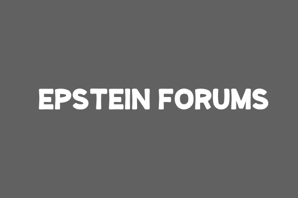 EpsteinForums