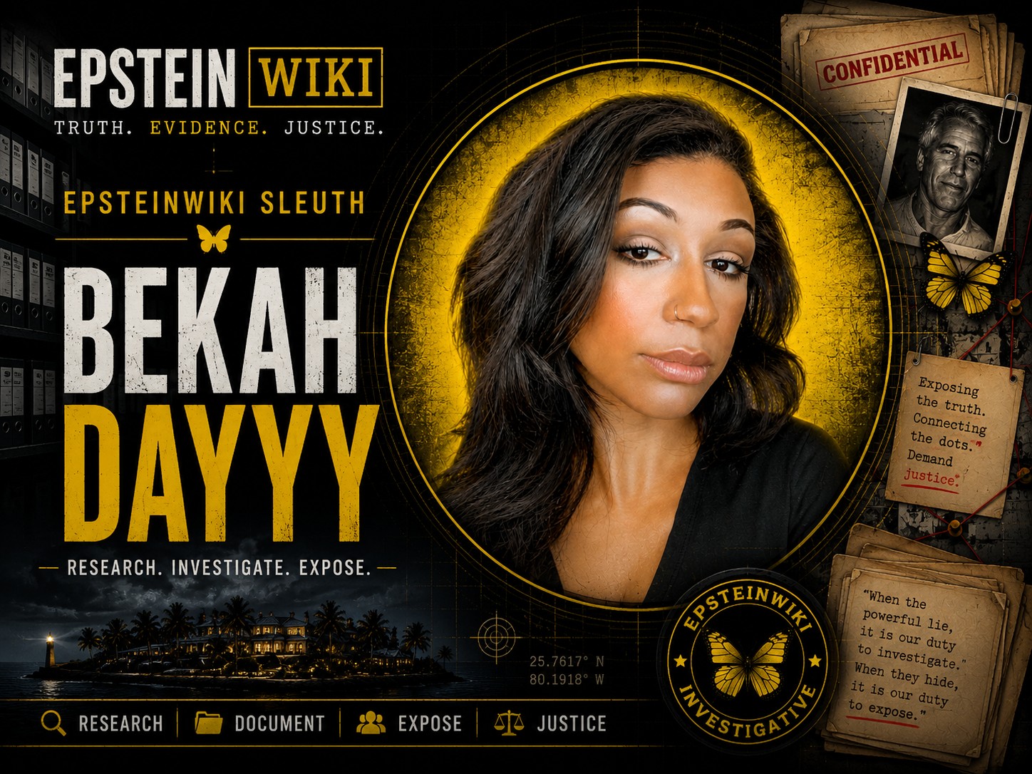 Bekah Day, EpsteinWiki sleuth
