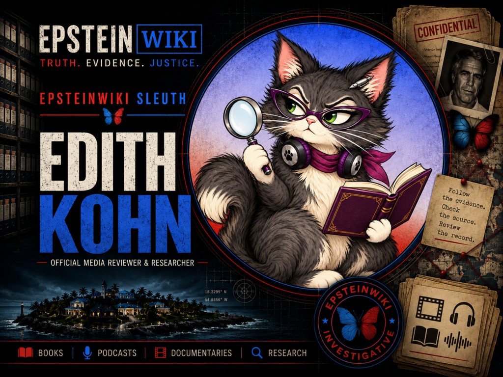 Edith Kohn, EpsteinWiki sleuth