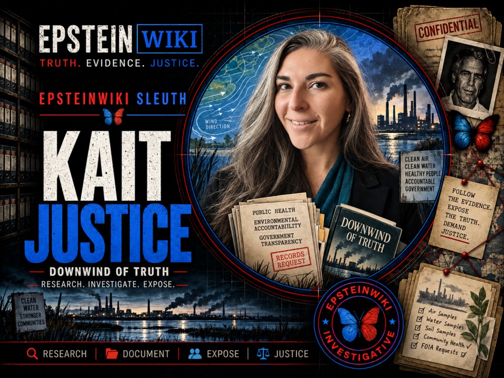 Kait Justice, EpsteinWiki sleuth