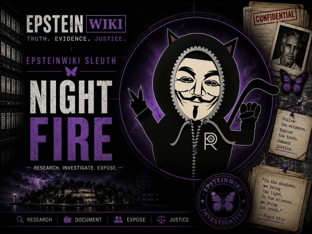 Night Fire, EpsteinWiki sleuth