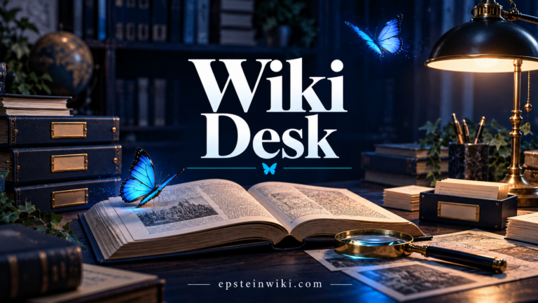 EpsteinWiki archive desk